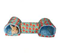 Hamster Habitat | Soft, Washable & Interactive Enclosure - House Play Tube Enclosure - for Feeding and Raising Pet Mice, Small Animals, Chinchillas, Bearded Dragons, Hur