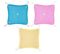 Hamster Hammock, 3X Ferret Mesh Cooler Hammock, Quick-Drying Breathable Small Pet Cooling Bed, Suitable Portable Compact Ideal for Hamsters Squirrels Chinchillas, Size 6.3x5.91inc