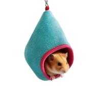Hamster Hammock Bed, Hanging Small Nest House, Soft, Cosy Cage Sleeping , Climbing Play Tunnel Shelter for Mice, Hedgehogs, Guinea Pigs, Indoor and Outdoor Use, Live