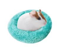 Hamster Hammock Bed - Small Animal Hanging Nest, Natural | Pet Swing Hammock for Hamsters, Gerbils, Mice, Cage Accessory with Necks
