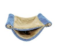 Hamster Hammock - Soft Cage Hanging Rest Spot, Hanging Swing Soft Bed House, Double Layer Cage Toy Accessories, Warm Hideaway for Chinchilla Squirrel Resting Relaxing Indoors Perfect Habitat