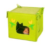 Hamster Hanging Nest Felt Fun - Hammock Hammock Hamster Rotten | Small Pet Hanging House, Hanging House Cage, Breathable and Comfortable, Hamster Friendly