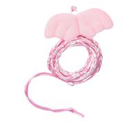 Hamster Harness and Adjustable Hamster Leash Set, Pink Angel Wings Small Animal Vest with Bell, No Pull Rat Leash for Walking Sugar Glider Squirrel Mouse, Comfortable Outdoor Pet Supplies