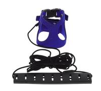 Hamster Harness and Leash Set Anti Bite Artificial Leather | Rabbit, Guinea Pig Fit, with Leash Included, Easy to Control and Use, Helps Prevent Getting Lost