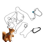 Hamster Harness Animal Walking Leading Strap with Bell