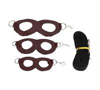 Hamster Harness, Little Pet Walking Artificial Leather Leash Rope for Hamster, Honey Gliders, Rats - Soft Material, 3, Easy to Wear for Small Pets Like Hamsters and Honey Gliders