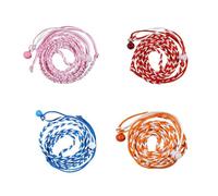Hamster Harness Rope, 4Pcs Adjustable Walking Cute Collar Training Lead Harness, Pet Locator Bell, for Rats Ferret Mouse Squirrel Small Animal