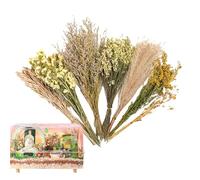 Hamster Hay Flower Bedding - Pet Flower Bedding | Habitat Enclosure Decor Natural Hamster Bedding Flowers for Dwarf Natural Hamster Bedding, Naturally Dried Flowers and Plants, Hamster