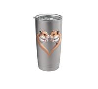 Hamster Heart Shaped Hamsters Stainless Steel Insulated Tumbler