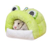 Hamster hiddout House - 5.91x5.51x5.91 inch Small Pet Shelter, Luxury Nesting Bed, Warm Cuddle Den | Winter Resting Cave for Hedgehog Lifes the Dragon and Small Animal Cages