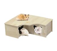 Hamster Hide, Hamster House, Multi Functional And Comfortable Multi Chamber Hamster Hide, Suitable For Various Small Rodents Such As Hamsters, Sandrats, Squirrels