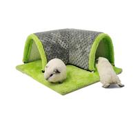 Hamster Hideaway - Practical Guinea Pig Sleeping House | Cuddly Cup Hut | Warm Plush Small Animal Bed, Washable Tunnel Tube Hides Chinchilla, Hamster, Hedgehog