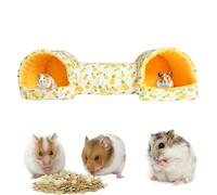 Hamster Hideaway - Washable Tunnel Accessories for Small Pets - Anti-Slip Machine Washable Playground Cage Accessories for Small Animals Chinchillas Bunny Ferret