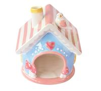 Hamster Hideouts | Cute Ceramic Hiding Nests - Chinchilla Hut, Pet Cage Accessories, Creative Gerbil Houses and Hideouts for Small Pet/Ferret