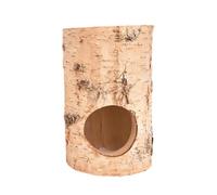 Hamster hideouts Tunnel - Tree Trunk Style Pet Habitat, Activity Maze System, Gnaw Resistant Wooden Passage Toy, Exercise Shelter Design | Small Animal Enclosure Bedding Environment Enhancement Use