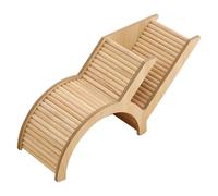 Hamster Hideouts - Wooden Cat Ladder House | Gerbil Rats Stair | Syrian Hamster Toys Wooden House Bridge Cage Accessories for Chinchilla Gerbils Pets Mice Best for All Seasons and Weathers