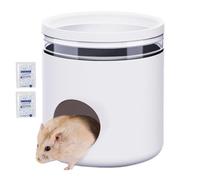 Hamster Hides,Cage Shelter Hide Out Nest - Creative Cooling Pet Home With 2 Ice Packs For Hiding Sleeping Playing Habitat