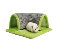 Hamster Hides - Corner Hidey Cave | Cozy Hamster House | Warm Plush Tunnel Hides | Washable Corner Hide Cave For Hamster | Cartoon Cute Hamster Cave | Hide Out For Guinea Ferret Bunny