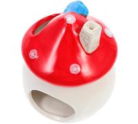 Hamster House Bath Hideout Animal Ceramic Critter Cage Mushroom Bed Gerbil Mini Hut Summer Hideaway Hamster Travel Cage