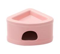 Hamster House - Ceramic Cave Habitats, Summer Cooling Shelter, Dual-Purpose Feeding Bowl Featuring Eco-Friendly Design | Multifunctional Habitat Bed For Lemmings Gerbils Mice Small Pets