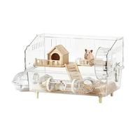 Hamster House Clear Acrylic House Habitat for Chinchilla Hedgehog Small