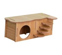 Hamster House Climbing Freely Cave Small Pet Hideaway for Sirian Hamster Easy Assembly Habitat Decor Multifunctional Pet Decor