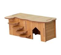 Hamster House Climbing Freely Cave Small Pet Hideaway for Sirian Hamster Easy Assembly Habitat Decoration Climbing Ladder for Hamster