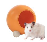 Hamster House - Comfortable Sleeping Nest Cooling Bed | Warm Pet Poop for Chinchillas Squirrels and Rodents | Soft Winter Cabin with Fleece Lining