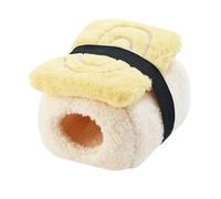 Hamster House - Cute Sushi Shape Pet Nest Cave - Small Animals Soft Warm Nest | for Climbing Resting Hiding Hedgehog Sugar Chinchilla