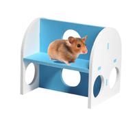 Hamster House | Ferret Hiding Toy | Small Animal Exercise Gym Hideaway for Hamsters Guinea Pigs Ferret Indoor Play Run Training Fun Activity