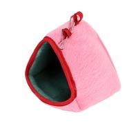 Hamster House For Cage, Space-Saving Design, Material: Polyester, Warm Mini House Cave Hanging Cage, Hammock Nest, Calming Companion, For Chinchilla Squirrel Gerbil