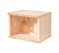 Hamster House, Hamster Hideouts | Solid Wood Gerbil for Hamster,Hamster Houses and Hideouts,Small Animal Hideouts,Creative Cage Accessories for All