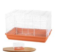 Hamster House, Portable Gerbil Home with Ventilated Design, 18.5x11.81in Small Animal Habitat Featuring Detachable Bottom, Ideal Pet Cage Accessories for Comfortable Living Space