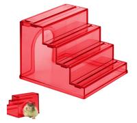 Hamster House - Small Animal Cage Ladder - 2 In 1 Anti-slip Habitat for Digging Stimulation Mice Reptile Breeding Exercise Exploration Space
