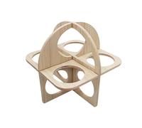 Hamster House | Small Animal Hideout | Wooden House for Gerbils and Ferrets, Dodo Accessory, Indoor/Outdoor Games, Travel with Golden Bears and Pets