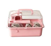 Hamster House with Running Wheel Portable Enclosure