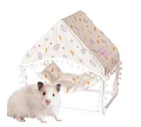 Hamster Houses and Hideouts - Hamster with Spacious Interior | Perfect for Hamsters and Small Pets, Provides Protection and Entertainment, Safe, Robust and Easy to Assemble