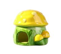 Hamster Hut,Ceramic Resting Sleeping Bed - Small Animal Hut | for Indoor Outdoor Home Gerbil Mice Ferret Chinchilla
