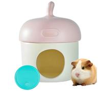 Hamster Hut - Cool Ceramic Cute Acorn Hamster Cave | Cute Hamster, Small Animal House, Unique Small Anima l Habitat Decor, Cage Decoration For Dwarf Hamster, Gerbil, Mice