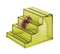Hamster Hut - Small Animal Ladder Ramp,2 In 1 Anti-slip Climbing Nesting House for Exercise Digging Stimulation Game Playtime