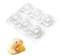 Hamster Ice Mold - Silicone Animal Mould, Cute Cake Shaper | Decorative Baking Mold Tray, Adorable Hamster Dessert Maker for Kitchen Projects, Mousse Cakes, Creative Baking Fun