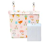 Hamster Ice Pack - Bunny Cold Pack | Reusable Washable Cooling Bag, Freezable Gel Pad, Pet Chill Mat With Heat, Comfort Aid For Small Animals In Cage, Indoor Home, Outdoor Use, Summer Travel