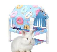 Hamster Kennel - 2 Tier Removable Animal Enrichment, Hamster Ferret House - Suitable for Small Animals: Hedgehog, , Gerbil, Mouse, Ferret, Indoor Use