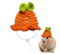 Hamster Knitted Gombado, Small Hamster Hat - Cute Pet Head Hamster Hat | Soft Costume Accessories Colorful Animal Clothes for Snakes and Party