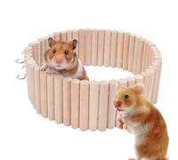 Hamster Ladder Bridge - Natural Wood 2-in-1 Flexible Toy, Bendable Mices Bridges, Small Animal Cage Accessories,naturals Landscaping Supplies, Multipurpose Habitat Decor - For Hamsters Mice Chinchilla