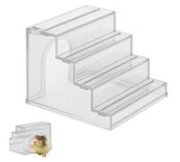 Hamster Ladder,Small Animal Ladder Ramp - 2 In 1 Anti-slip Habitat for Digging Stimulation Mice Reptile Breeding Exercise Exploration Space