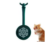 Hamster Litter Scoop, Hamster Sand Bath Shovel, Cleaning Scoop for Small Pets with Elk Handle, Easy to Clean Hamster Sand Litter Scoop for Cage Hedgehog, Golden Bear, Rabbit, Dwarf Hamster