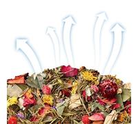 Hamster Litter Tray - Dried Flowers 100 g | Soothing and Long Lasting Fragrance | Suitable for Pigs, Ferrets, Rabbits, Cats and Other Caged Animals, Odour and Decorative Indoor