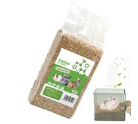 Hamster Litter Tray - Safe Formula for Respiratory Trains, Gerbil Litter with Natural Odor Control, Natural Paper Litter, Decomposition Litter Tray