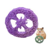 Hamster Loofah Toy - Play | Chinchilla Teeth Cleaning Games - For Pet Owners Lovers Trainers Shelters Shops Cat Dog Home Office